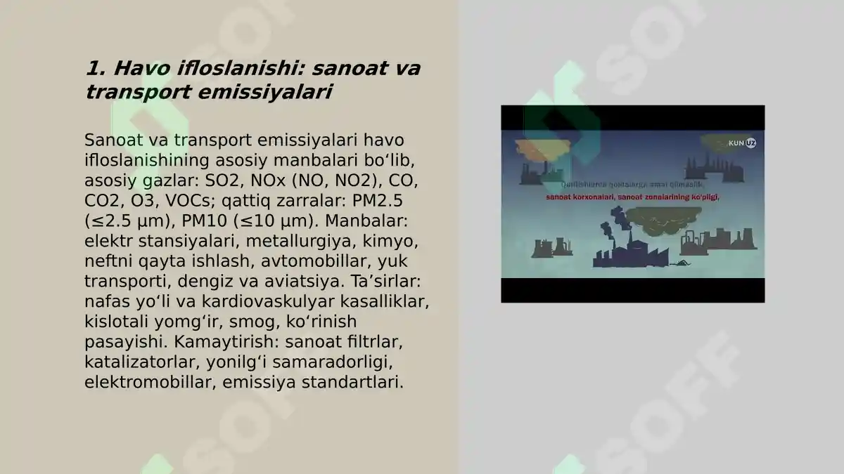 Atrof muhit ifloslanishi koʻlami va manbalari 3