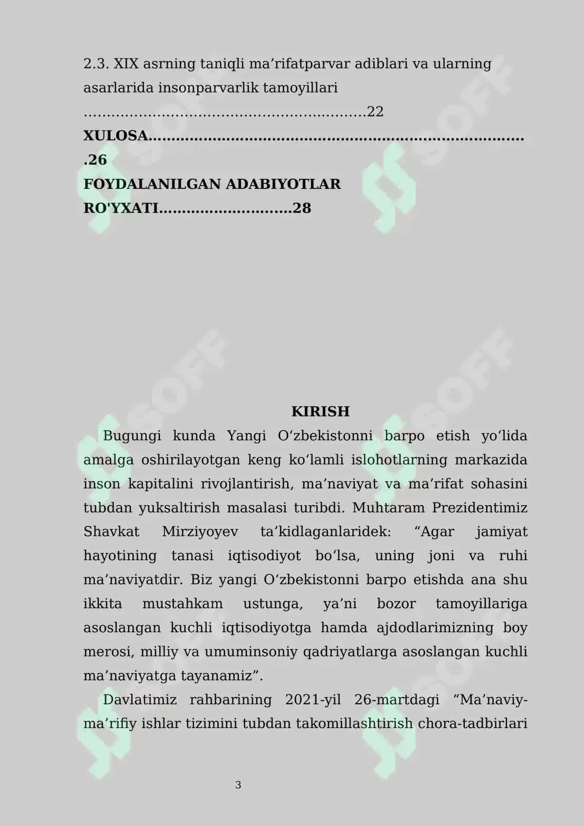 XIX asr Arab ma’rifatparvarlik harakati va uning adabiyotga ta’siri mavzusida Kurs ishi 4