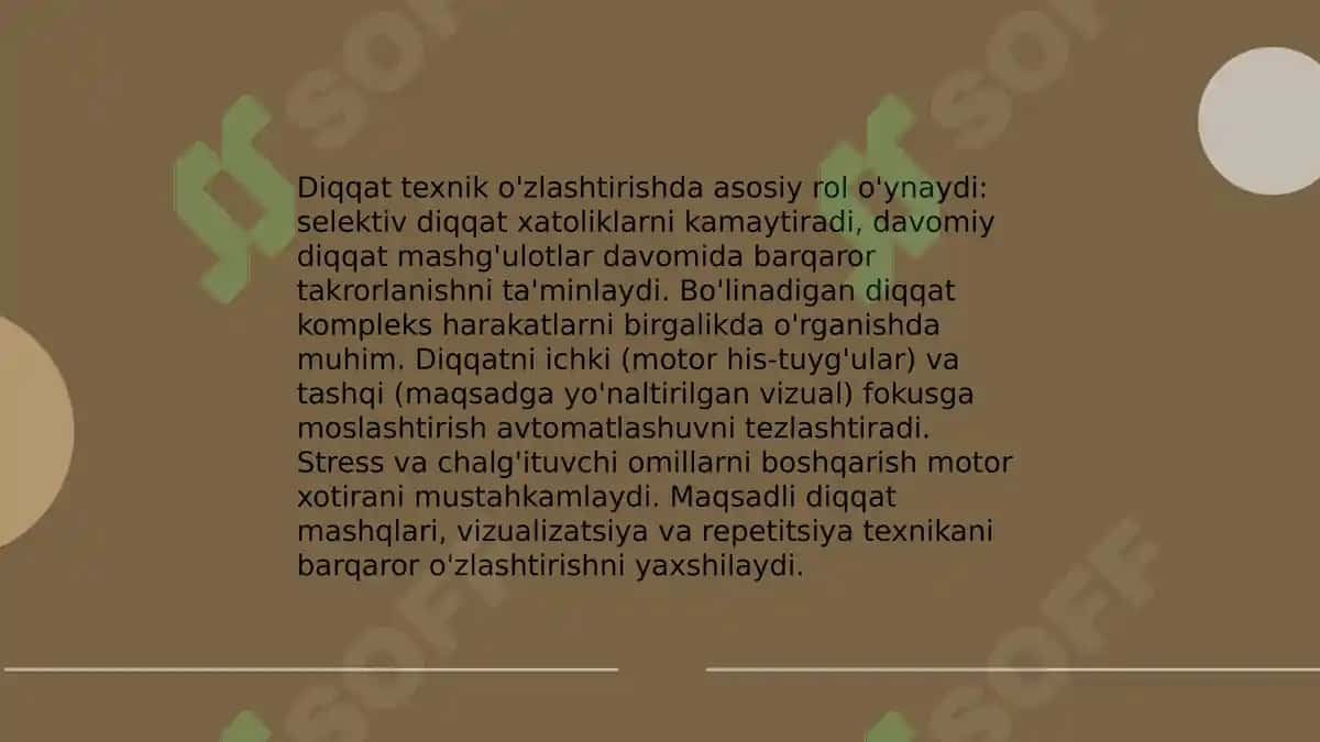 Sportchining texnik tayyorlashning psixologik asoslari 4