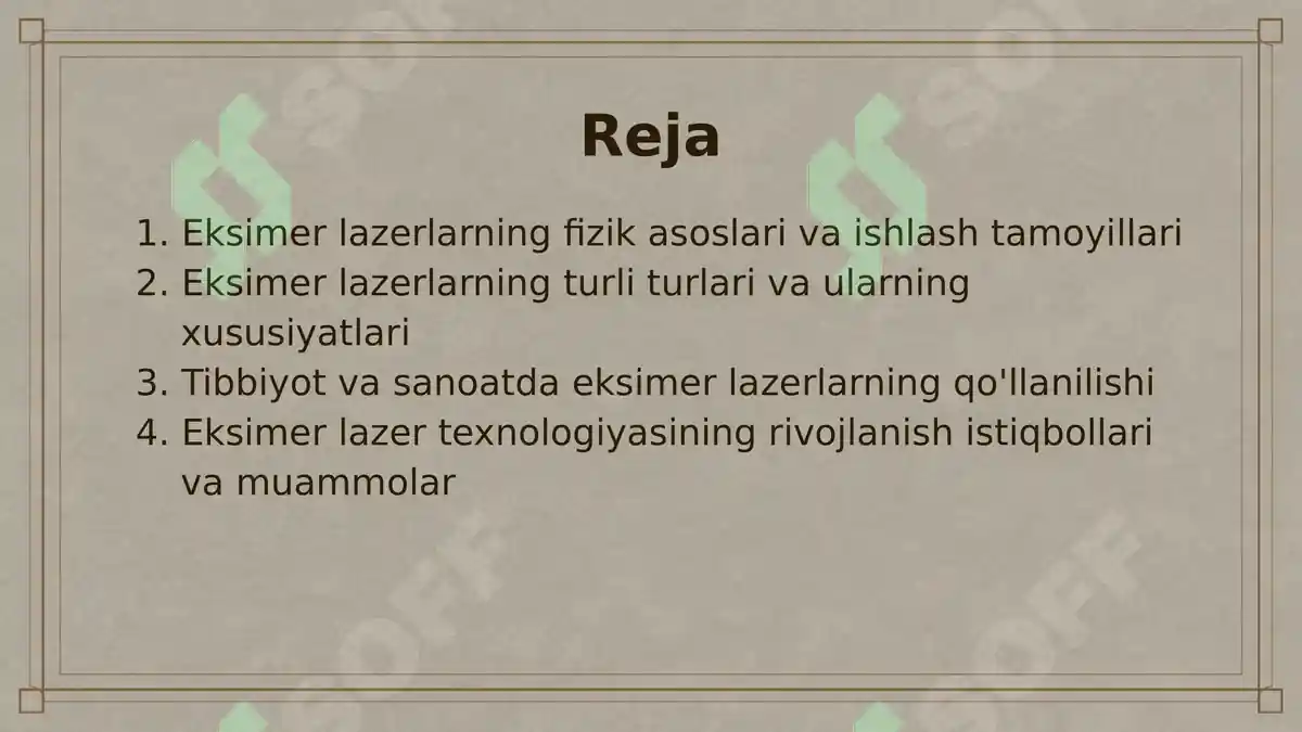 Eksimer Lazerlar 2