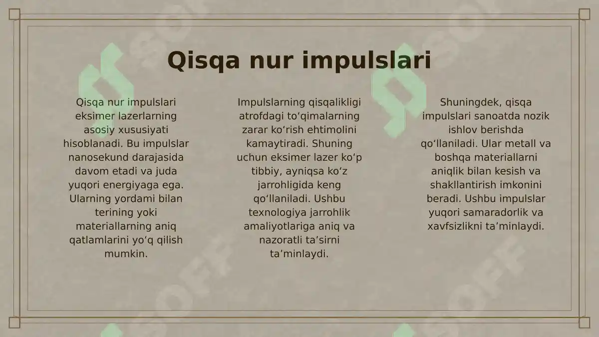 Eksimer Lazerlar 8