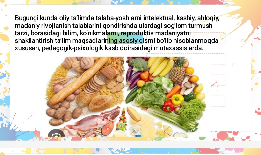 "Bolalarda sogʻlom turmush tarzini rivojlantirish ishtimoiy pedagogik muammo sifatida"