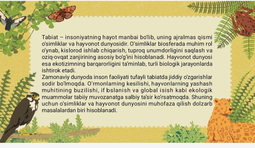 Quruqlikdagi suvlar, ularning turlari va xususiyatlari. Muzliklar, muzloqlar, to‘rtlamchi davr muz bosqichlari. Yerosti suvlari.
