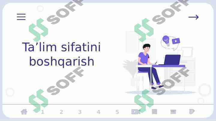 Ta'lim sifatini boshqarish