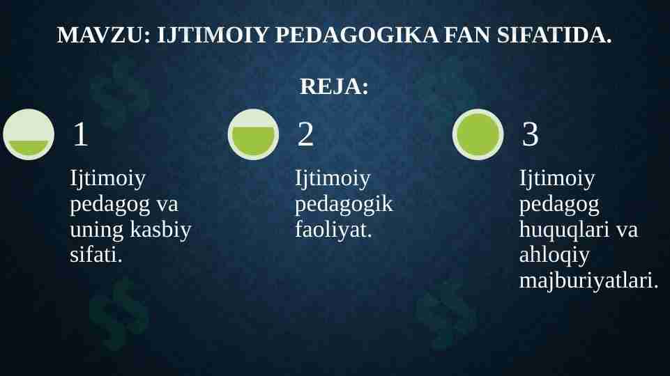 IJTIMOIY PEDAGOGIKA FAN SIFATIDA