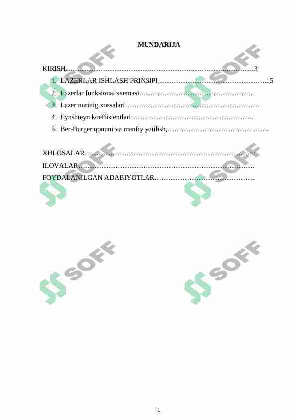 lazerlar ishlash prinsipi