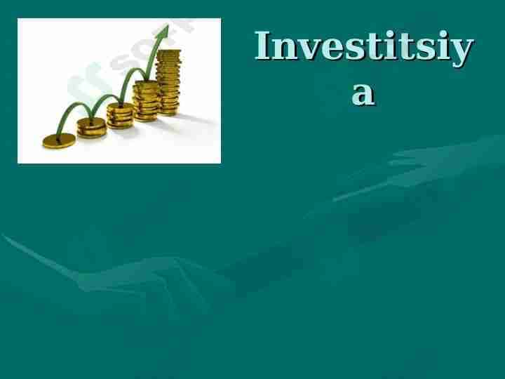 Investitsiya