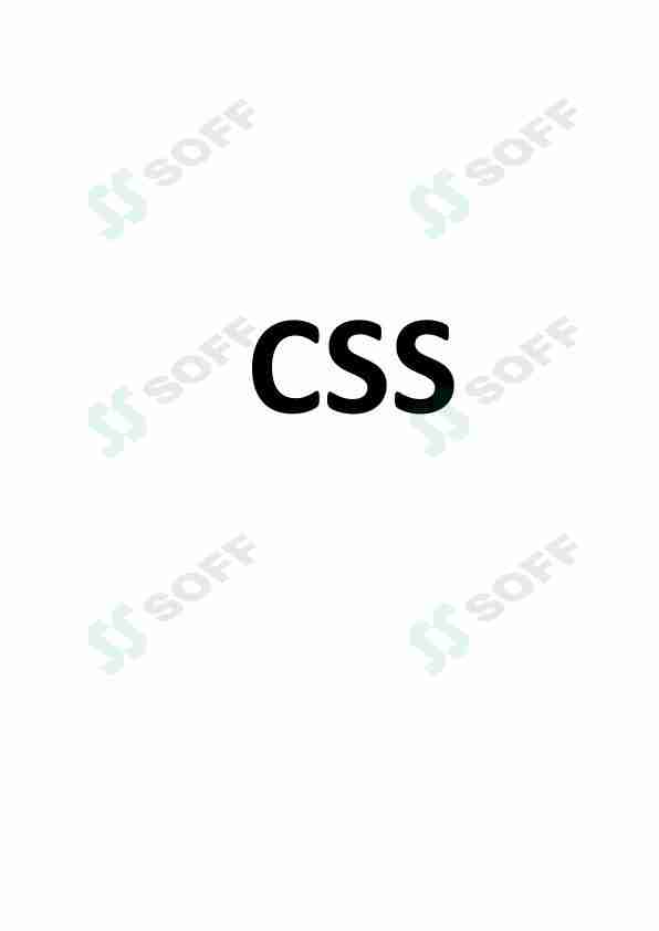 CSS o'quv qo'llanma