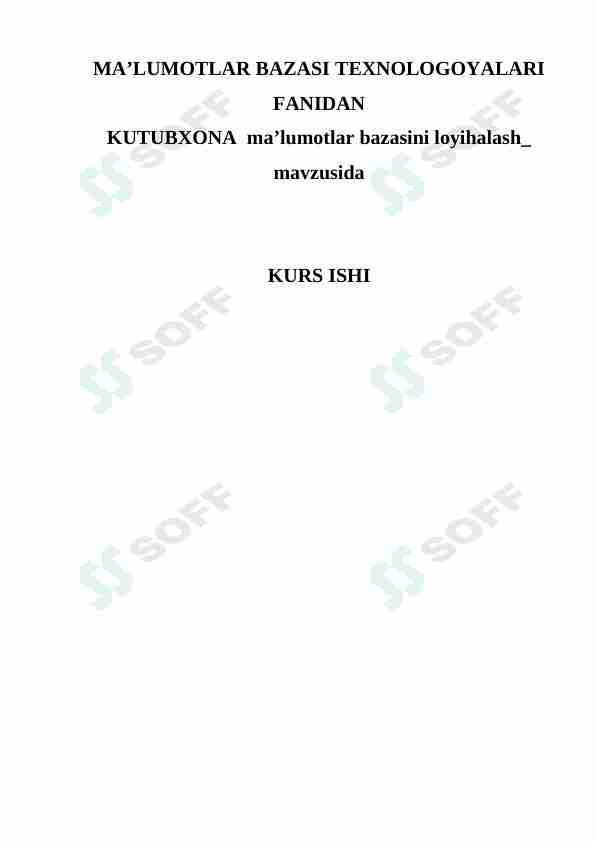 KUTUBXONA