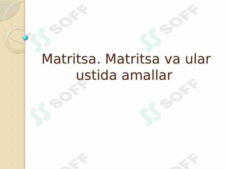 Matritsa 2