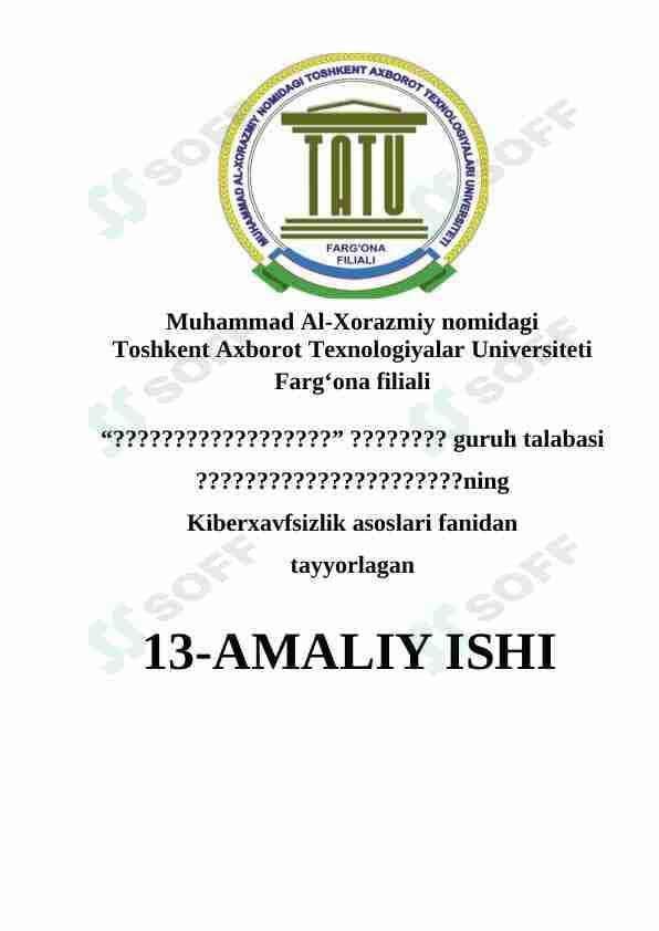 Parollardan foydalanishni boshqarishni o‘rganish