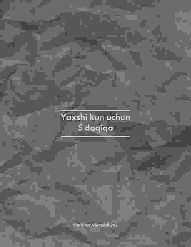Shaxsiy rivojlanish uchun kundalik