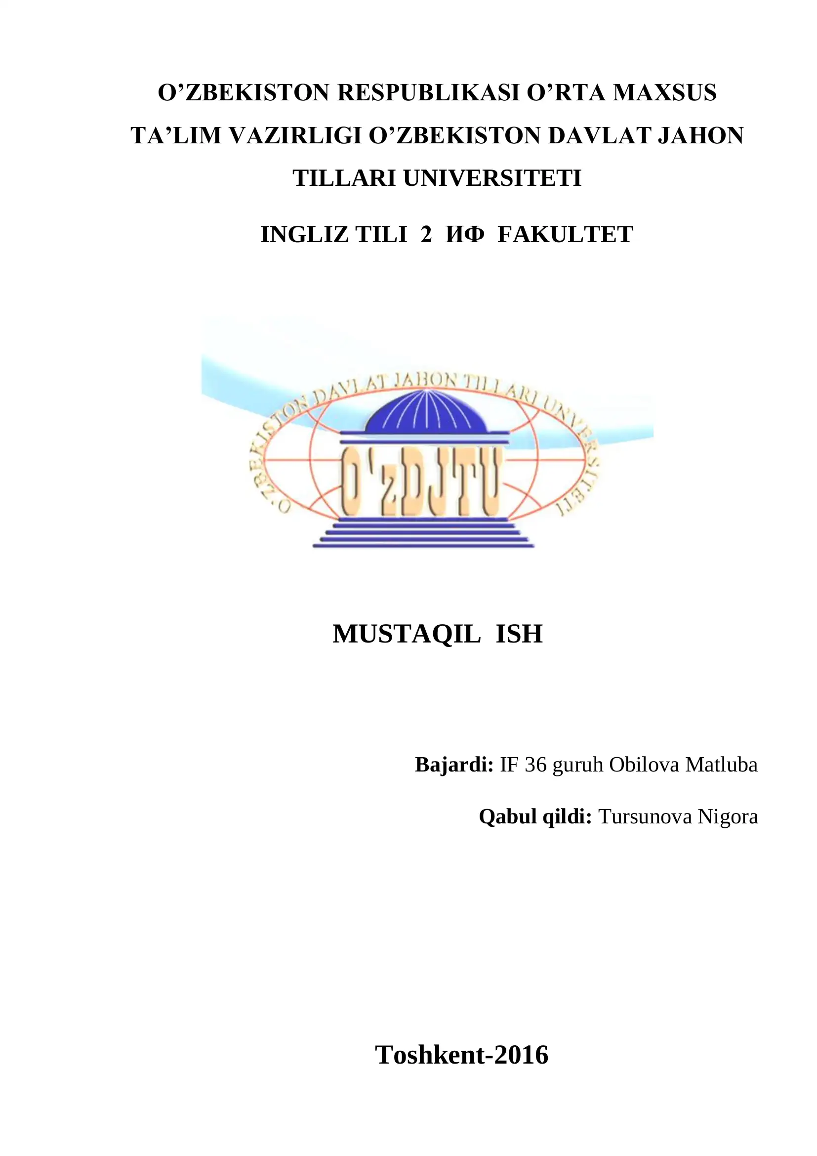 Tabiiy va texnogen tusdagi favqulodda vaziyatlar va muhofaza tadbirlari