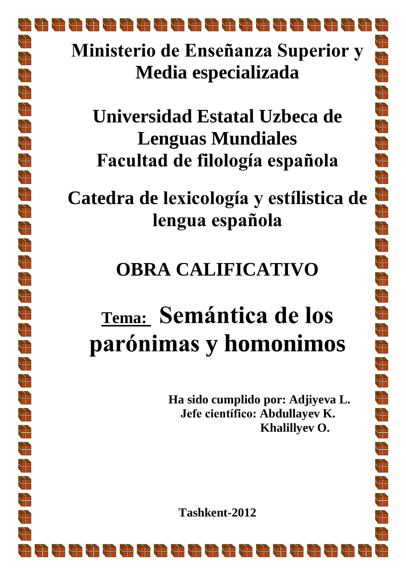OBRA CALIFICATIVO