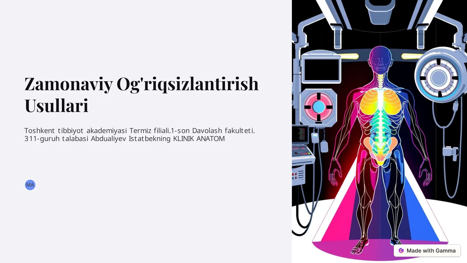 Og'riqni kamaytirish usullari