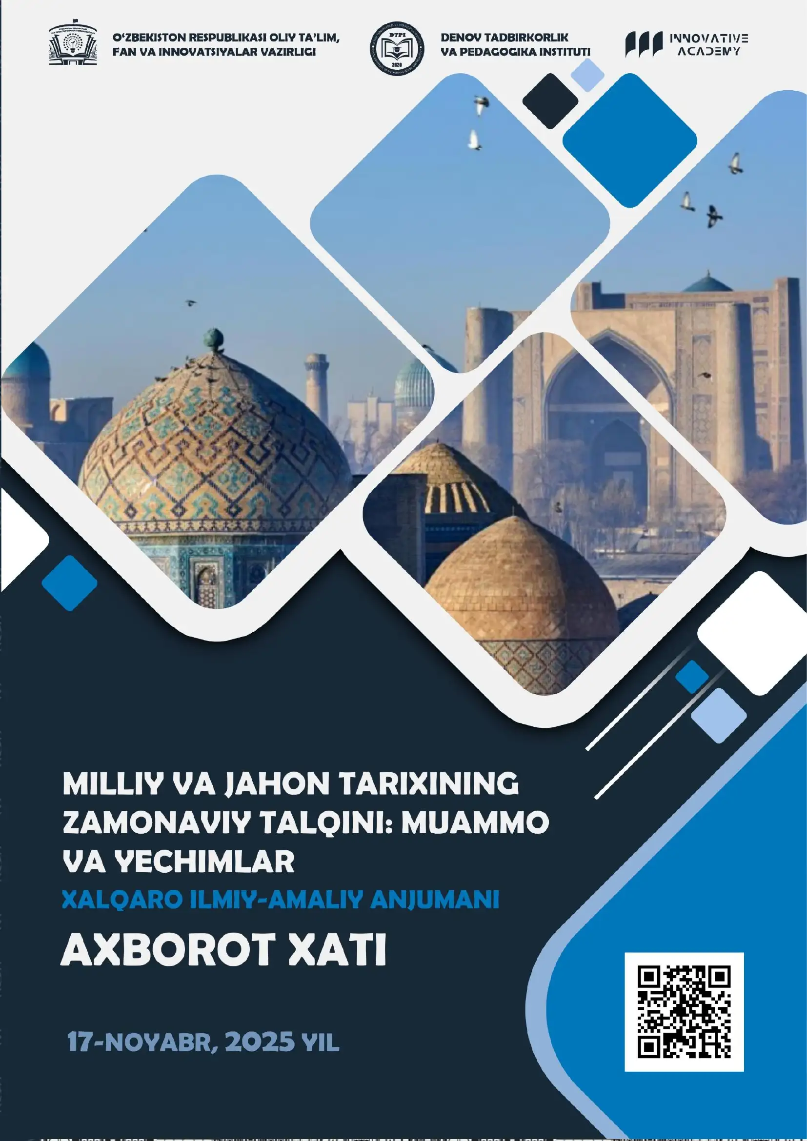 "Milliy va jahon tarixining zamonaviy talqini: muammo va yechimlar"