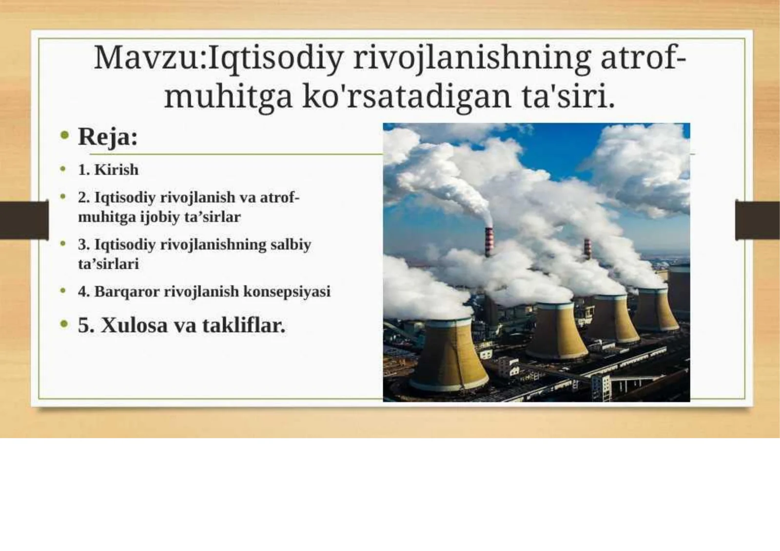 Qurilish ekologiyasi va uning rivojlanishi