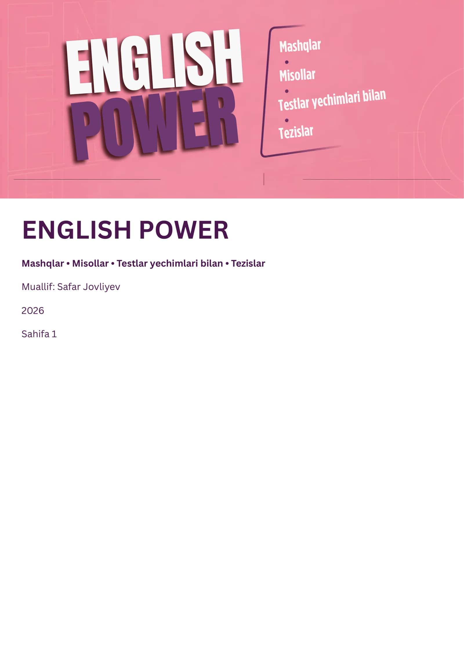 English Power