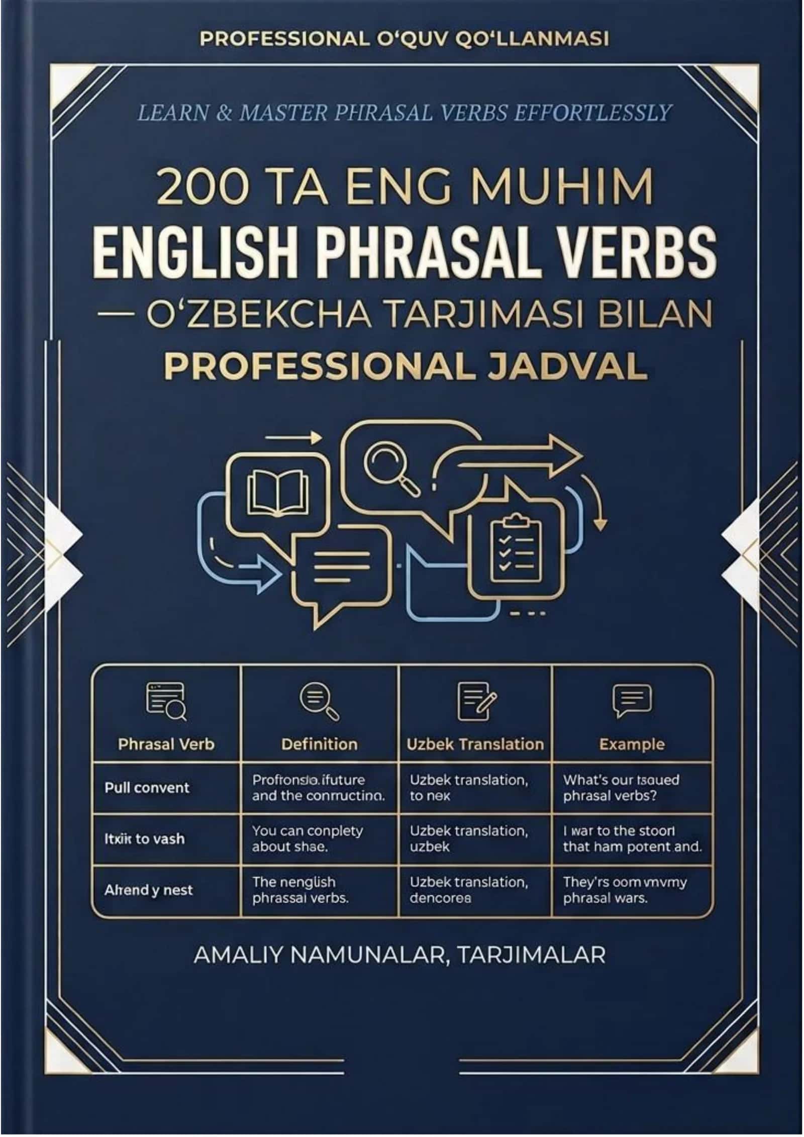Phrasal verbs tarjimasi bilan