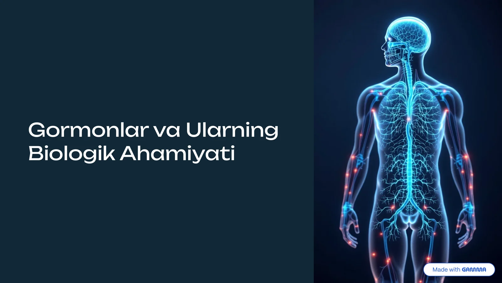 Gormonlar va Ularning Biologik Ahamiyati