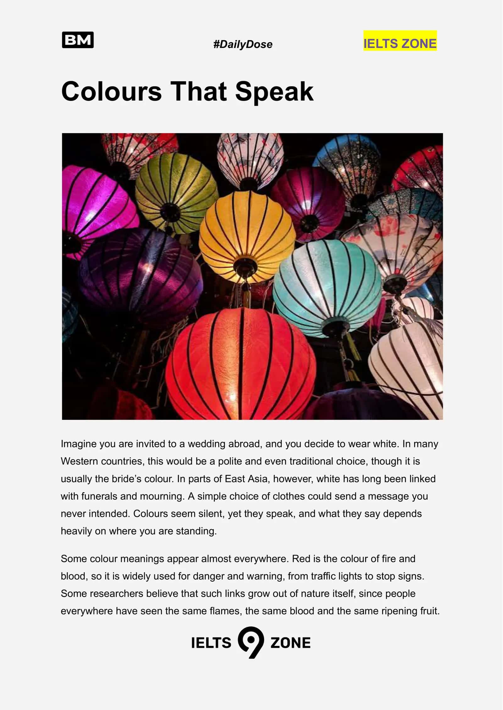 Colours That Speak