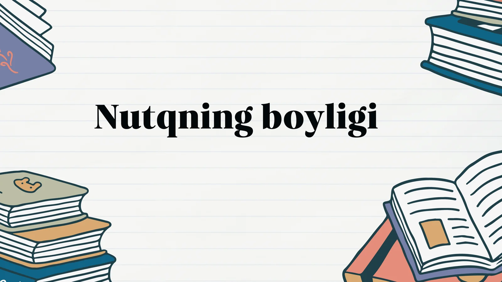 Nutqning boyligi