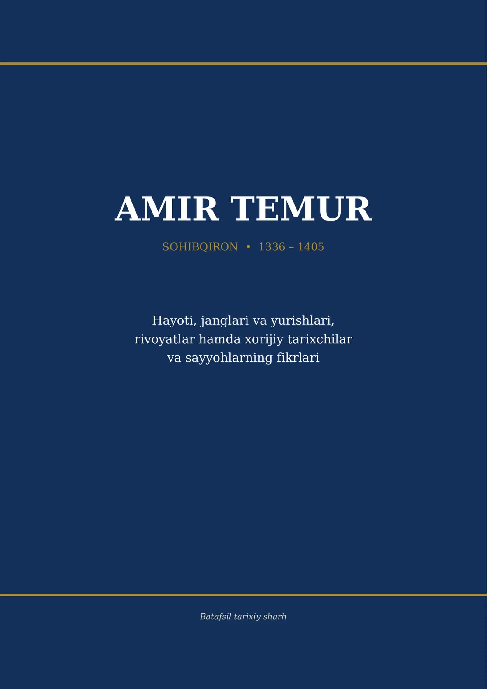 Sohibqiron Amir Temur