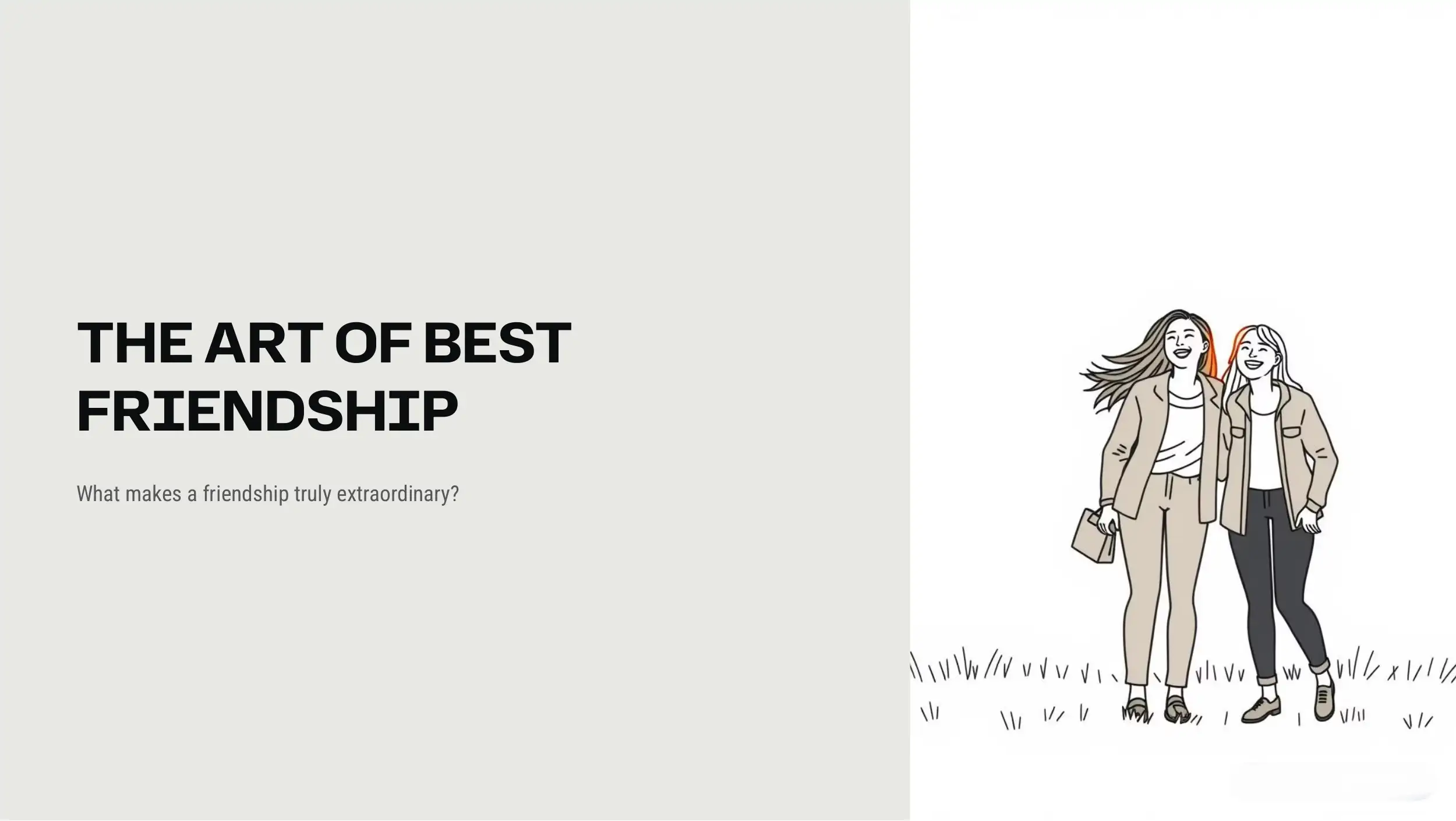 THE ART OF BEST FRIENDSHIP