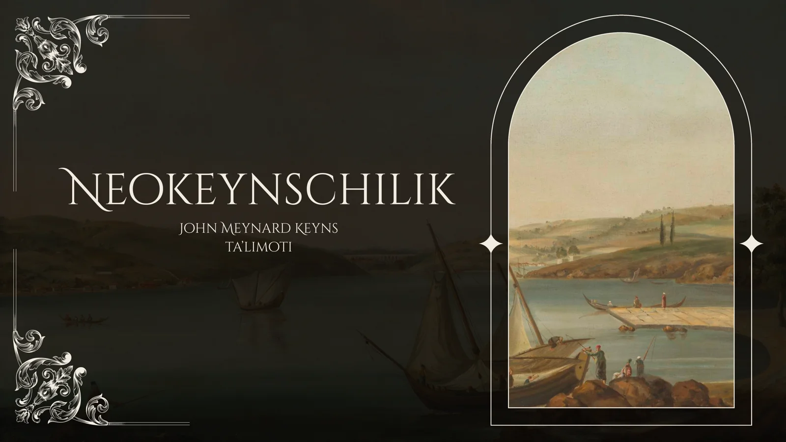iqtisodiyot tarixi keynschilik nazariyasi
