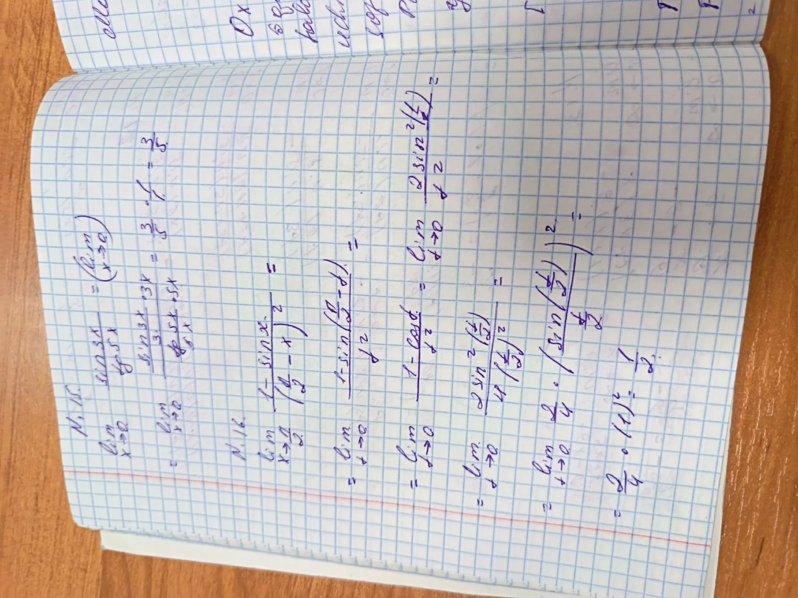 Funksya limiti, Ajoyib limit misollar