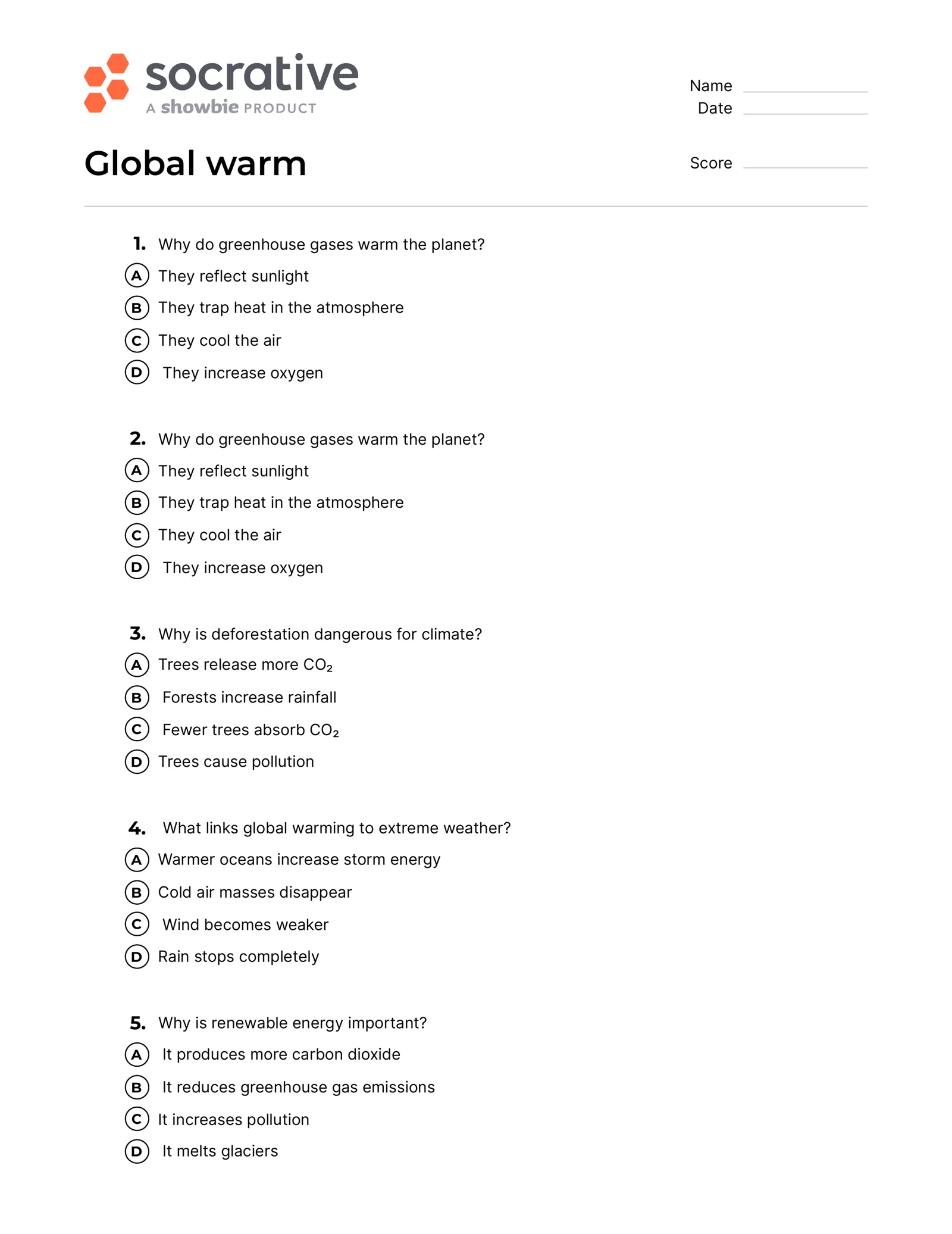 Global warm
