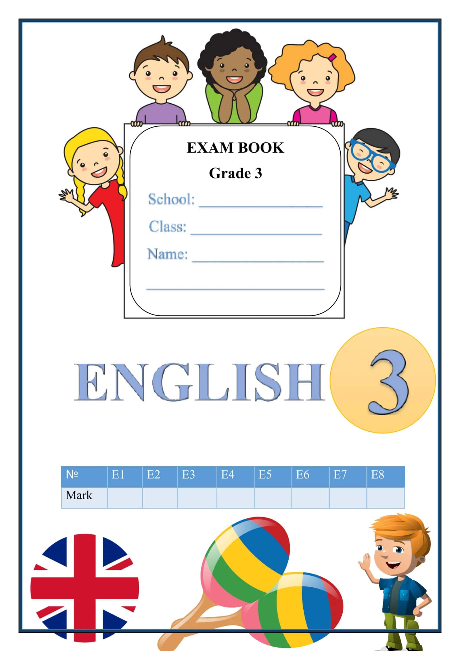 EXAM BOOK grade 3 cw