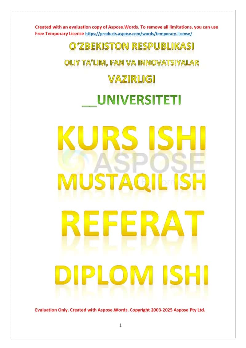 Tibbiy sug‘urta masalalari bo‘yicha maslahat xizmatlarini hisobga olish tizimini joriy etish bo‘yicha diplom ishi