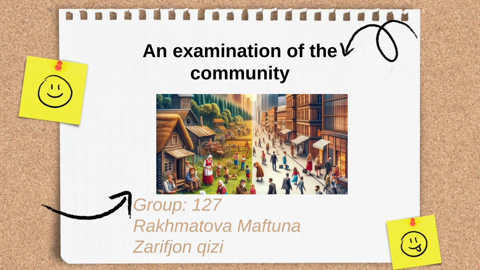 An examination of the community