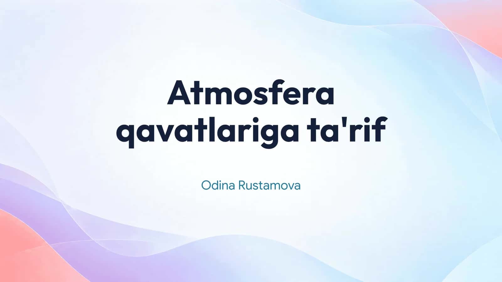 Atmosfera