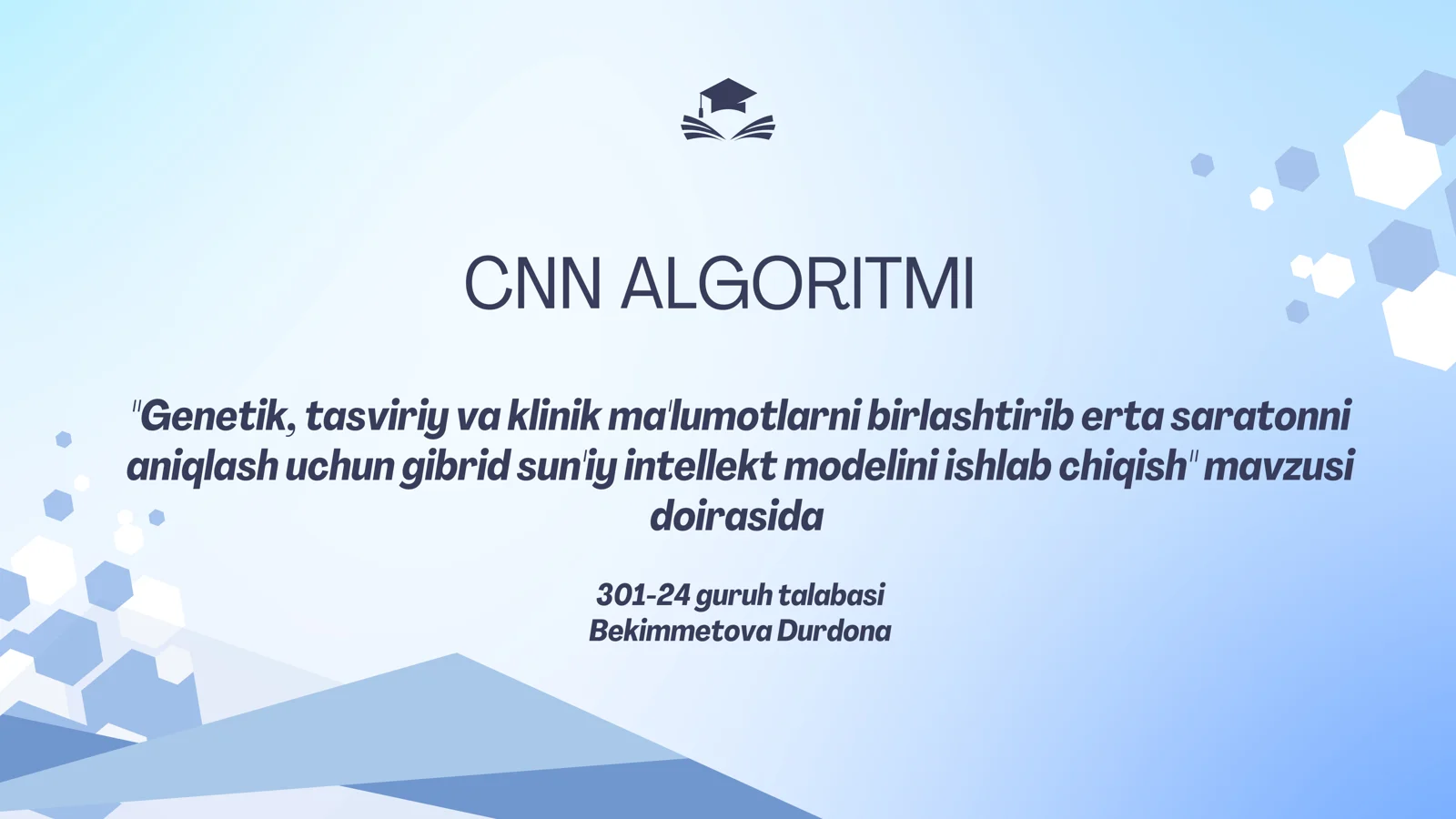 CNN algoritmi