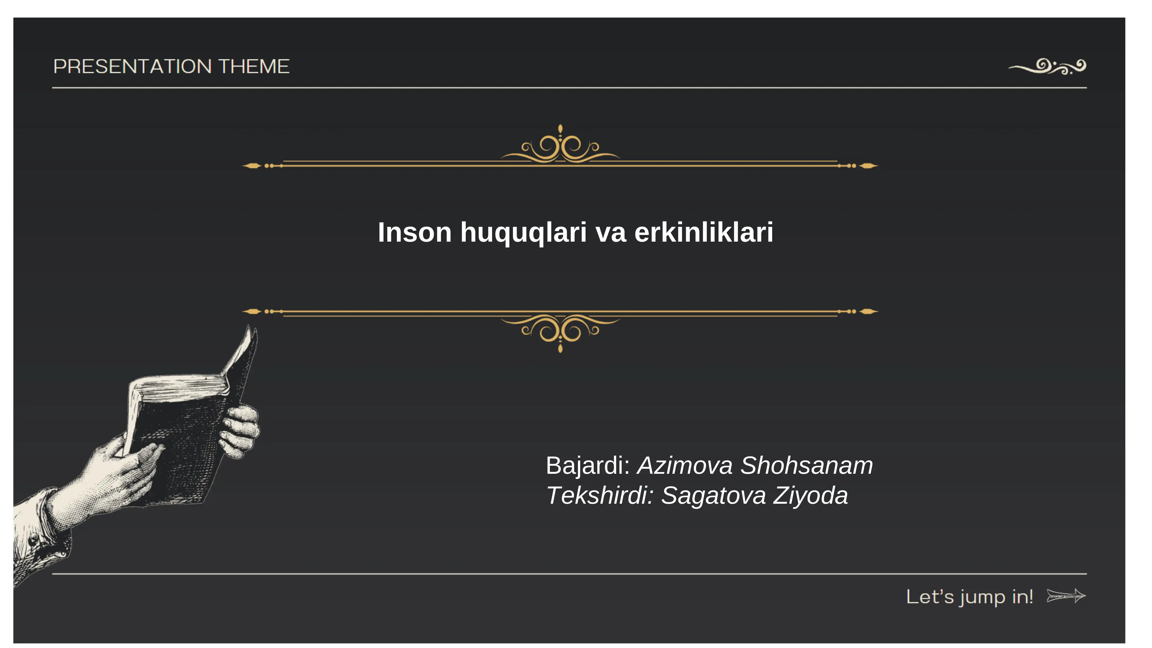 Inson huquqlari va erkinliklari