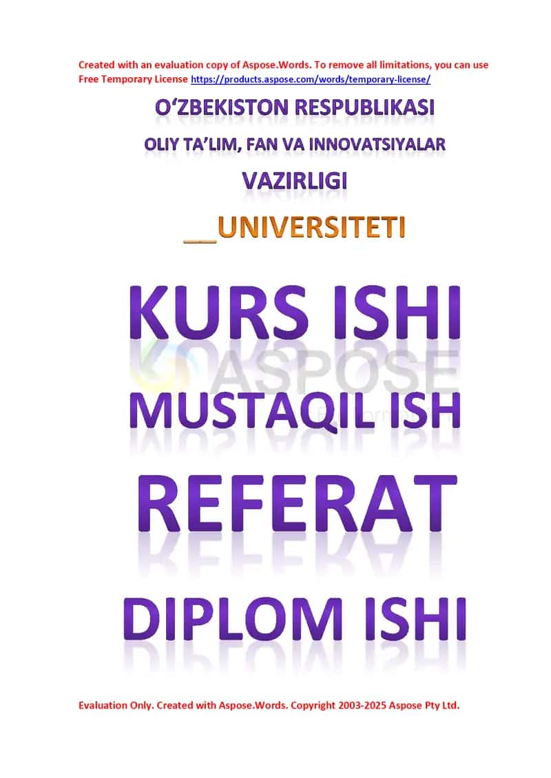 “Maosiri Olamgiriy” asarida Avrangzebning ijtimoiy-diniy qarashlari tahlili (bitiruv malakaviy ish)