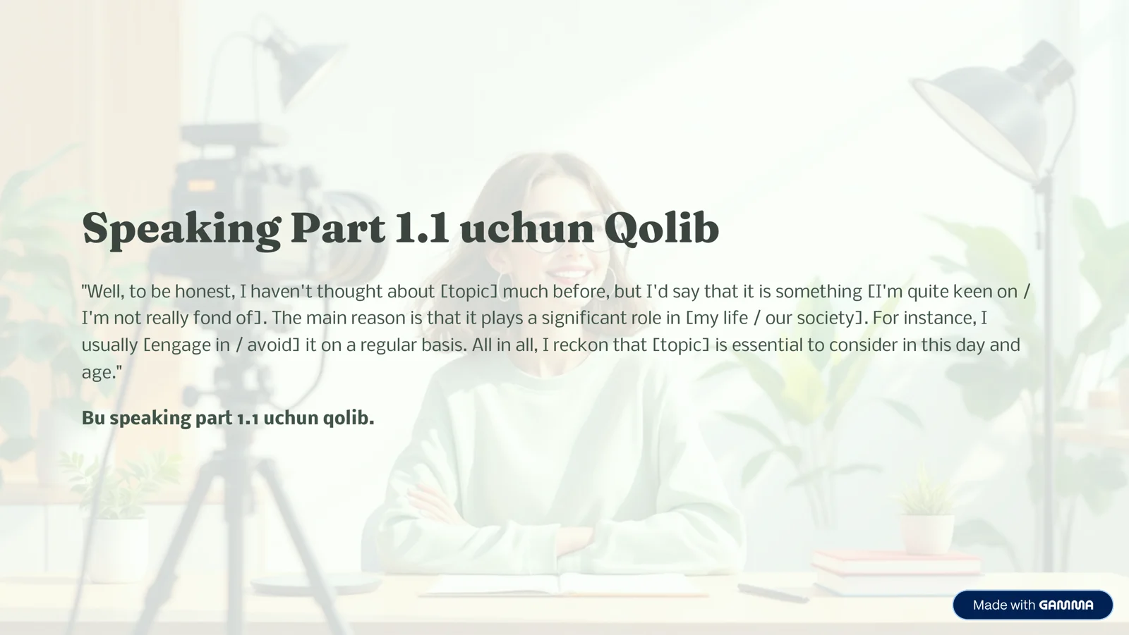 Ingliz tili qoliblar