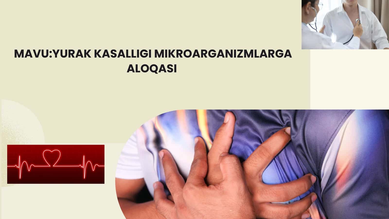 Yurak kasalligi mikroorganizmlarga aloqasi