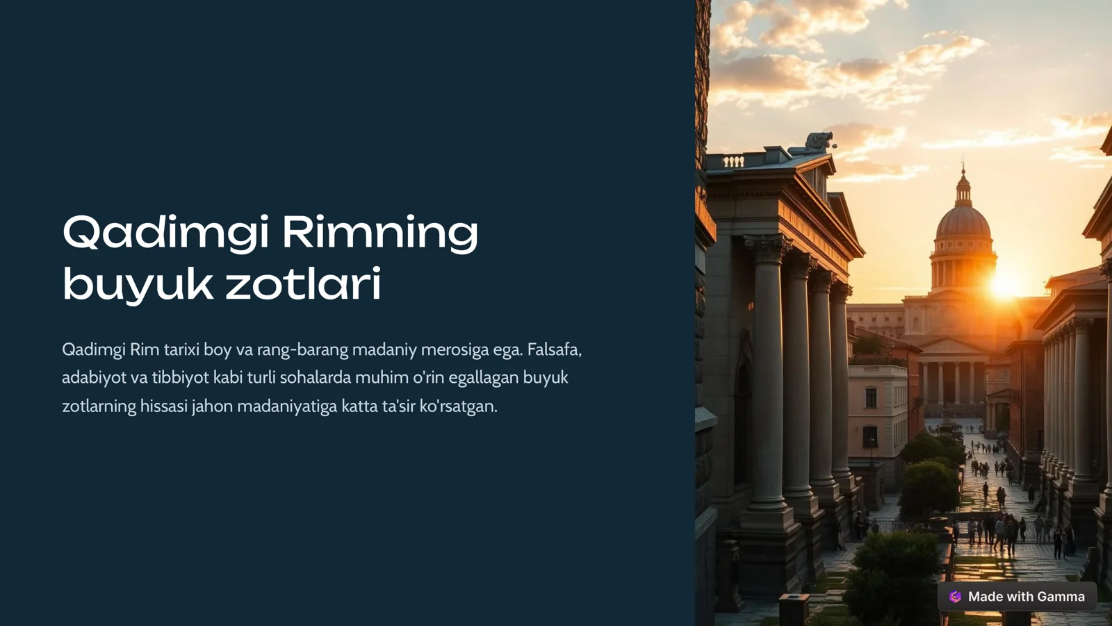 Qadimgi Rimning buyuk zotlari