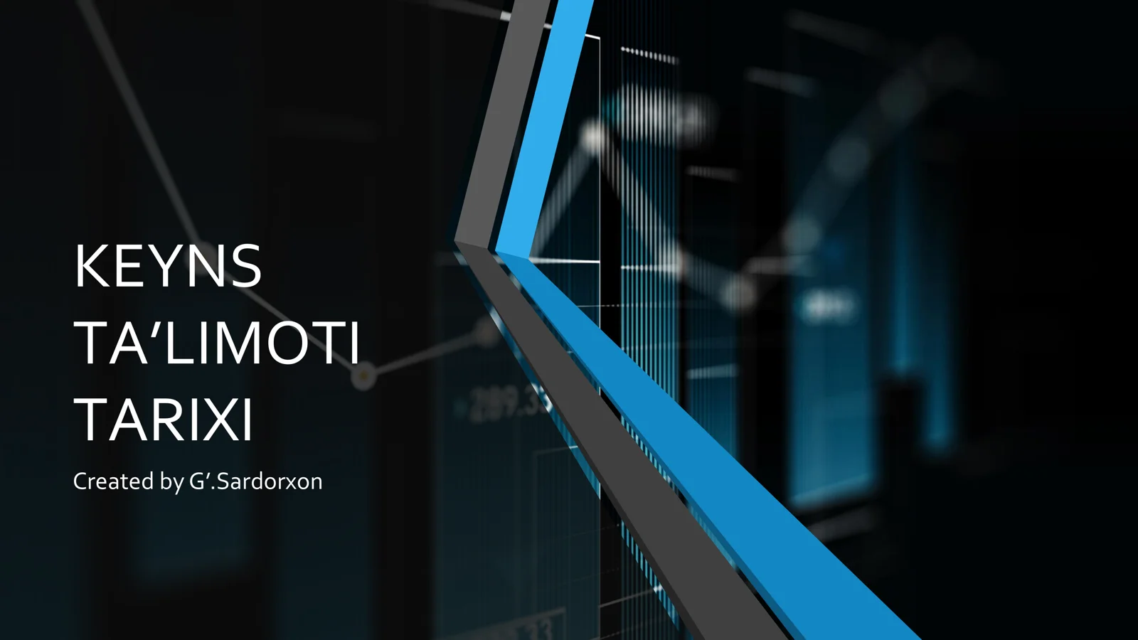 KEYNS TA’LIMOTI TARIXI