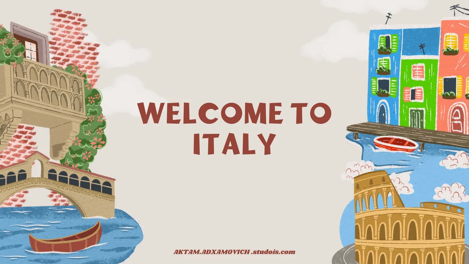 Italiya haqida prezentatsiya