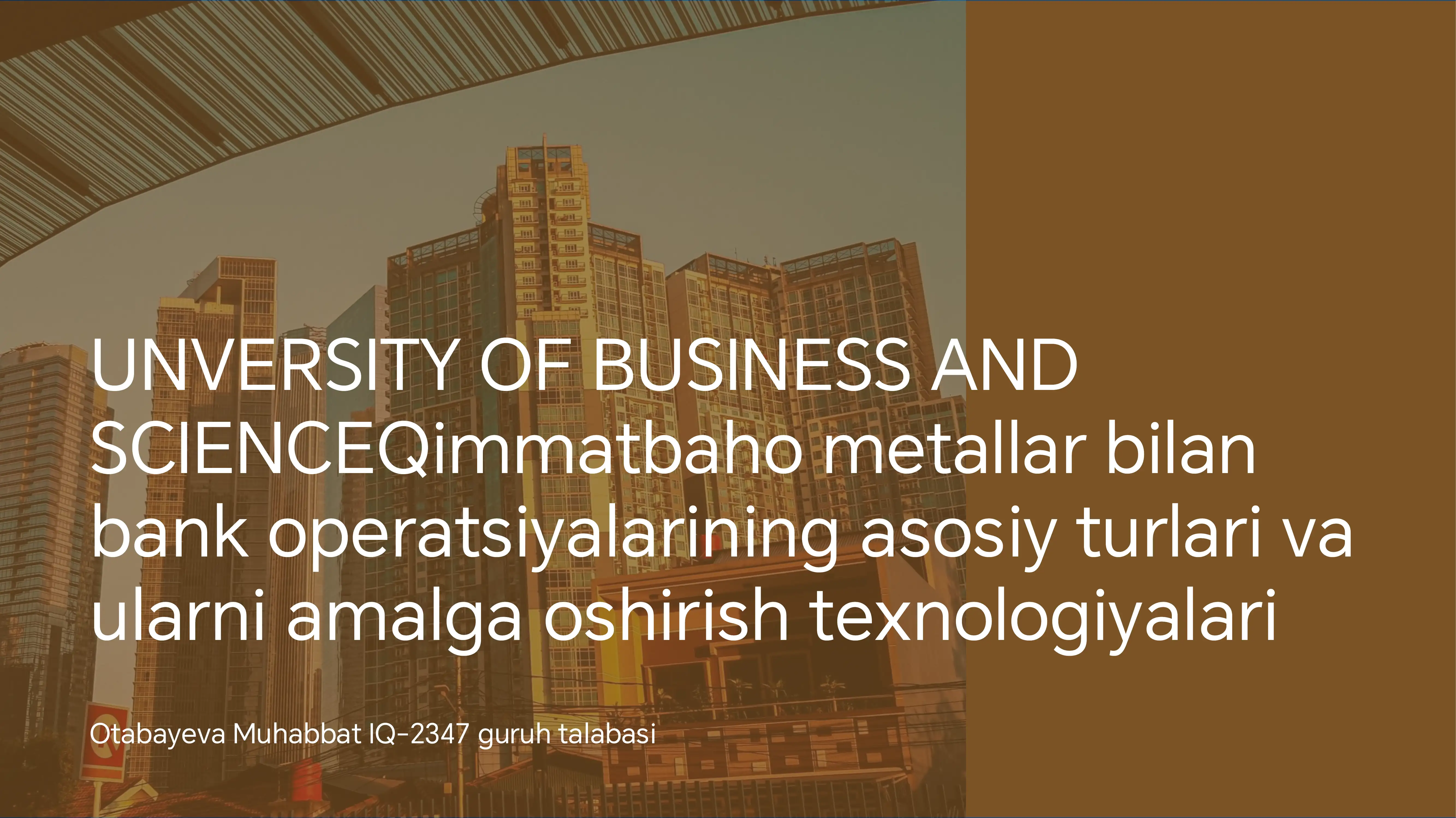 Qimmatbaho Metallarning Turlari