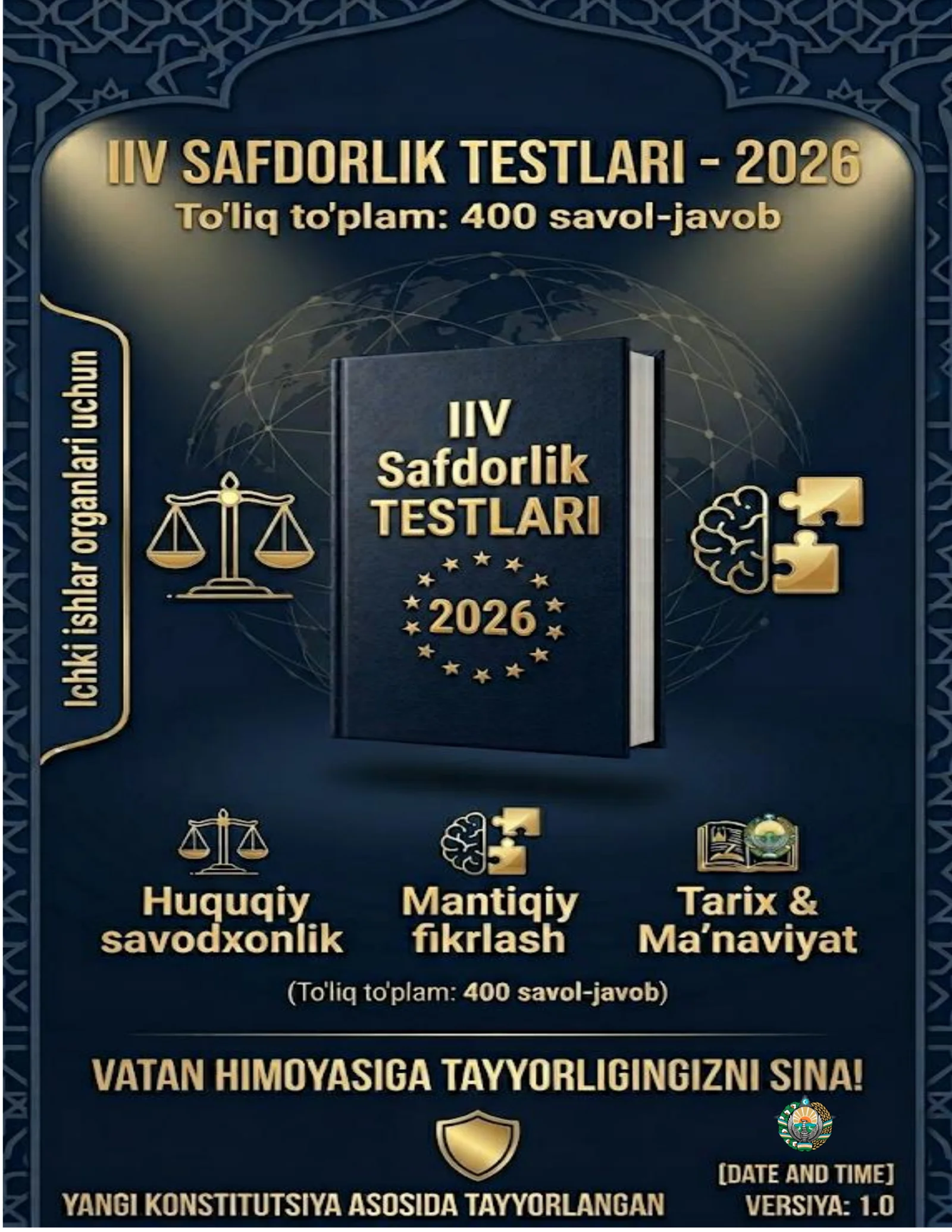IIV SAFDORLIK TESTLARI – 2026