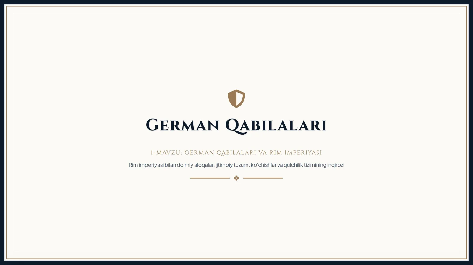 German qabilalari va Rim imperiyasi