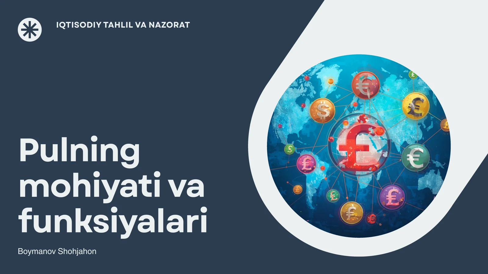 Pulning mohiyati va funksiyalari
