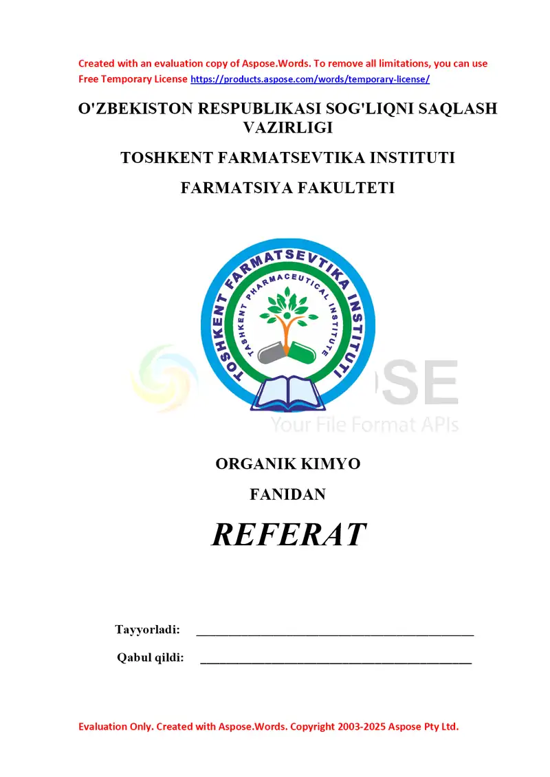 12. Bir asosli karbon  kislotalarning olinish usullari. To'yinmagan bir  asosli karbon kislotalar. Referat 8 bet