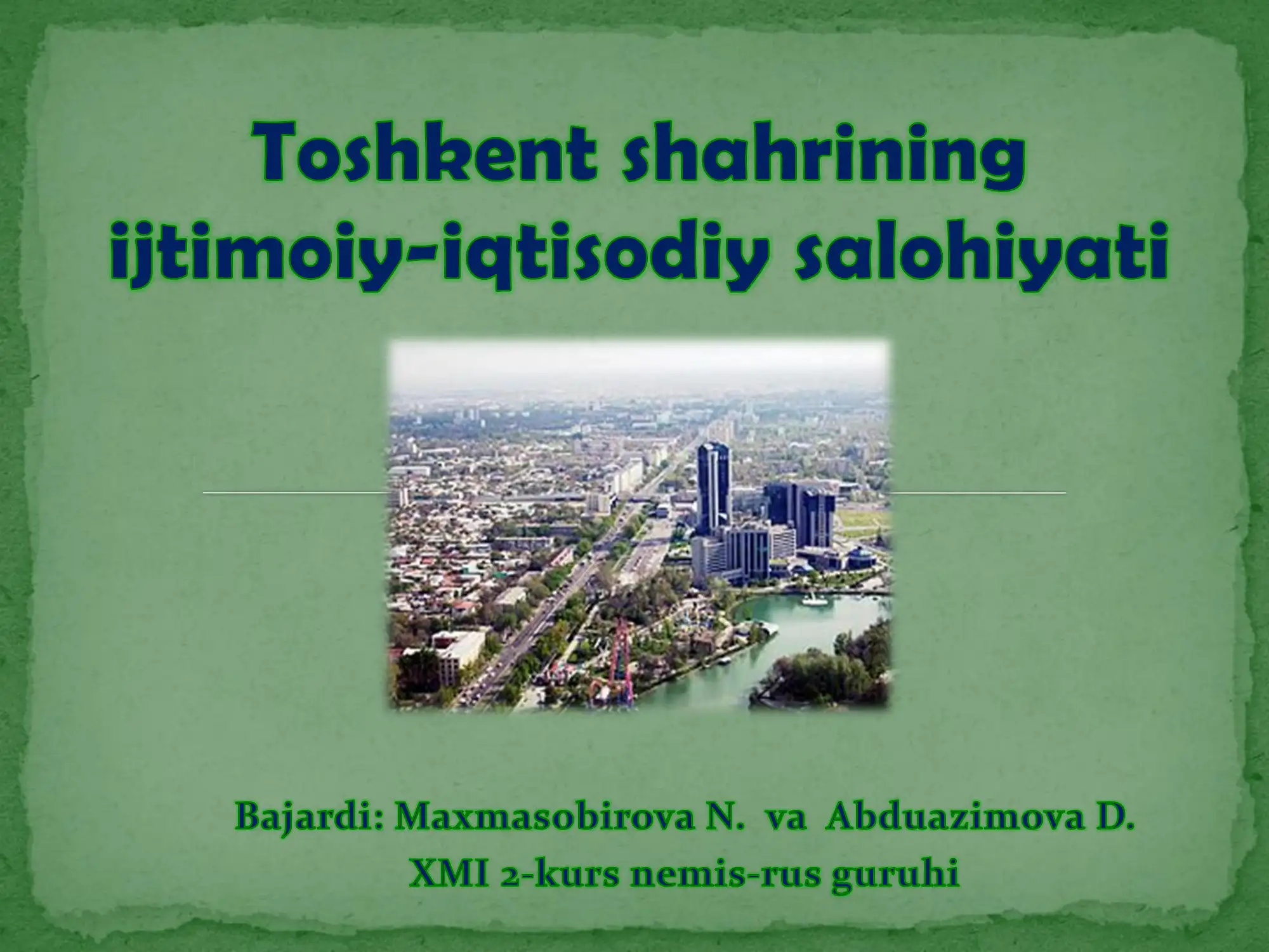 Toshkent shahri