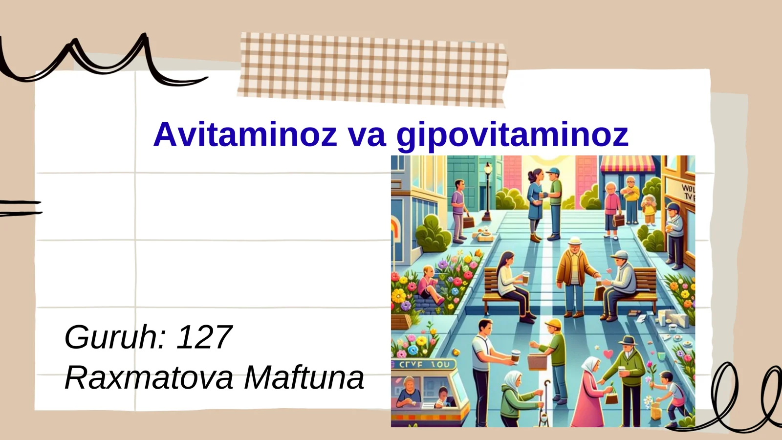 Avitaminoz va gipovitaminoz